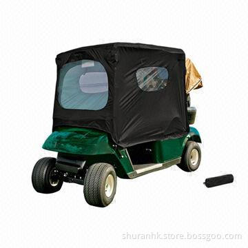 Golf Cart Rain Cover, Made of PVC + Heavy Duty Fabric